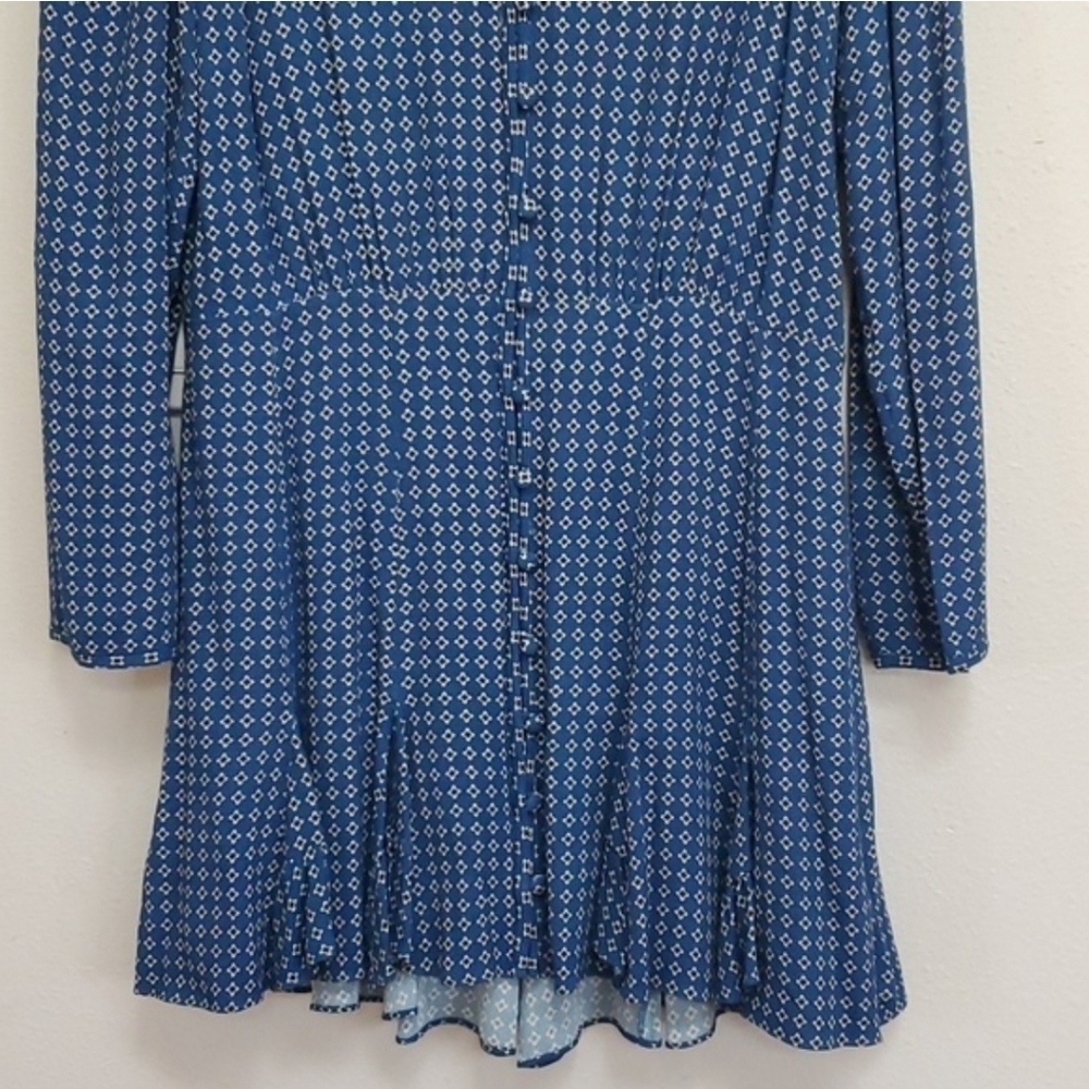 Veronica Beard Riggins Mini Geometric Print Dress - Picture 5 of 9